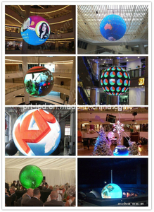 Bola de Mira LED a todo color personalizada hecha con P4.8mm interior