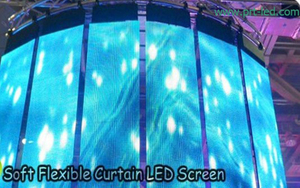 Pantalla de visualización de LED curvada P9.375 a todo color para interior / exterior